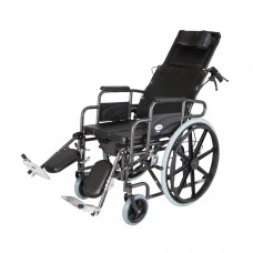 Αμαξίδιο Reclining με πλάτη ανακλινόμενη, ανυψούμενα υποπόδια και δοχείο – 0806062