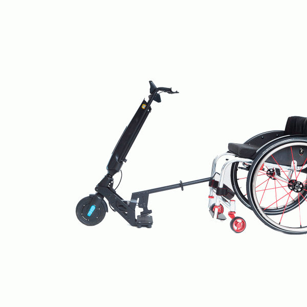 Μηχανισμός μετατροπής χειροκίνητου αμαξιδίου σε ηλεκτροκίνητο 