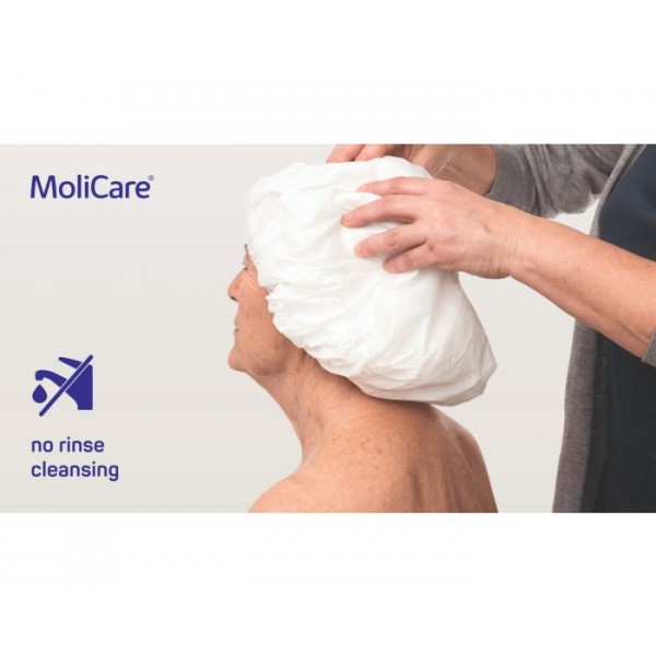 MoliCare Skin Προεμποτισμένο Σκουφάκι Λουσίματος Χωρίς Χρήση Νερού