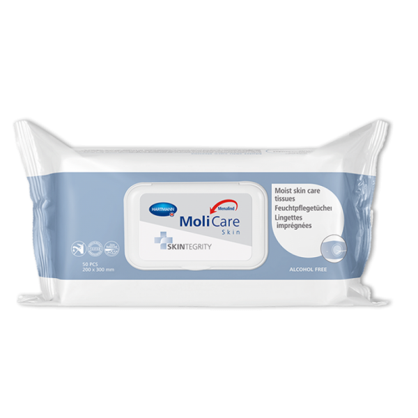 Μαντηλάκια καθαρισμού ασθενών MoliCare Skin Moist Skin Care Tissues